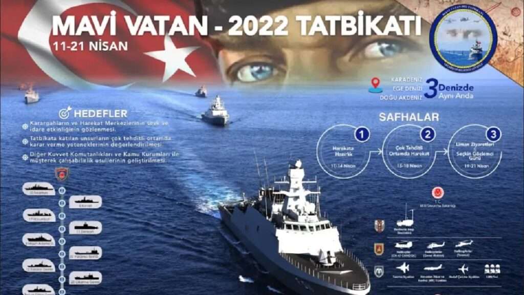 Τουρκία | Ξεκίνησε η άσκηση «Γαλάζια Πατρίδα» σε Ανατολική Μεσόγειο, Αιγαίο και Μαύρη Θάλασσα